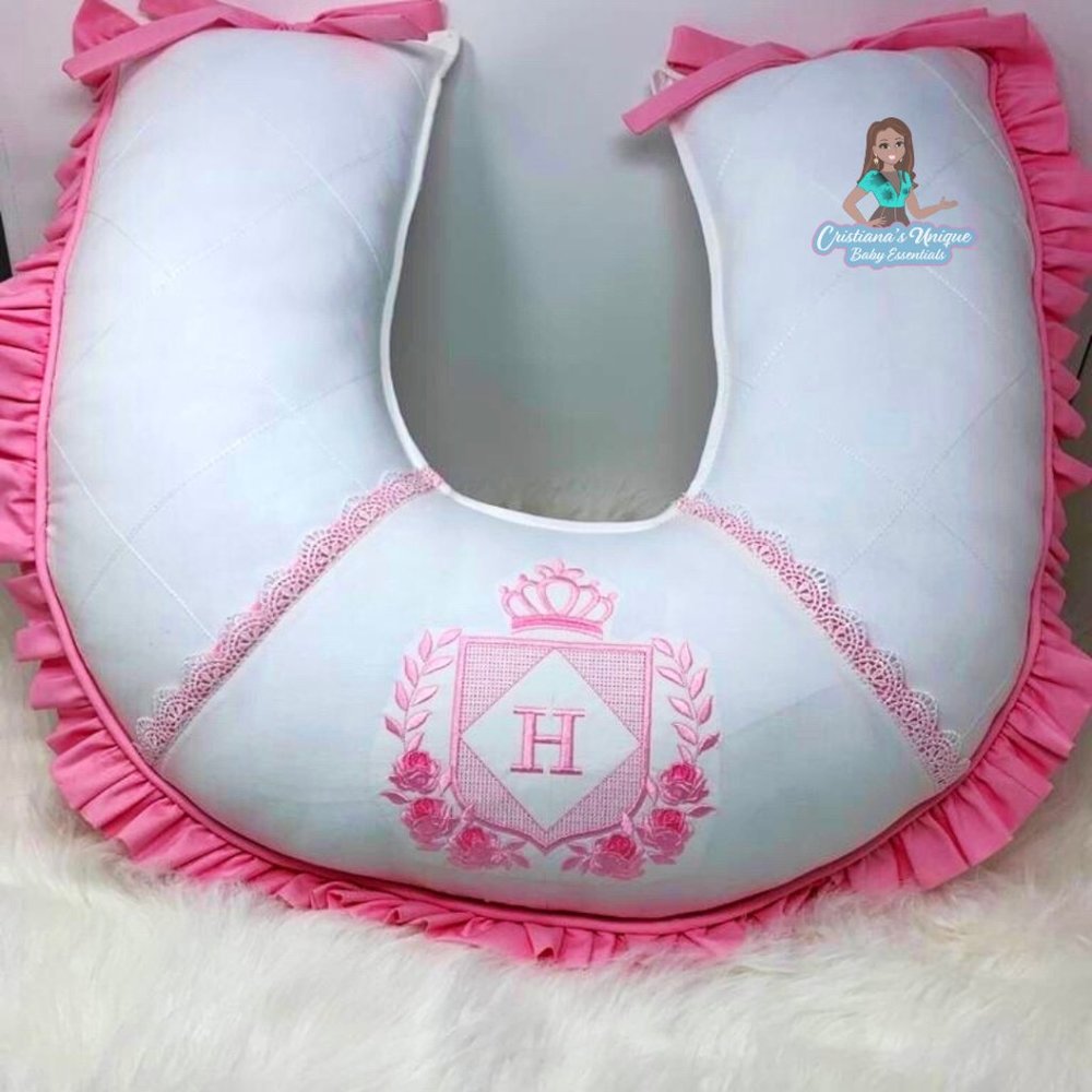 Nursing Pillow Customizable Pink